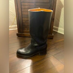 Tall Black Frye Riding Boots